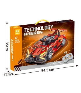 Механічні конструктори на радіокеруванні Red Lamborghini 375 PCS Technology Leibao 8626 оптом, Leibao , 15,70 $