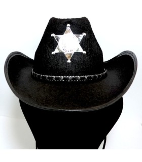Шляпа шерифа с кокардой G21-1 купить оптом