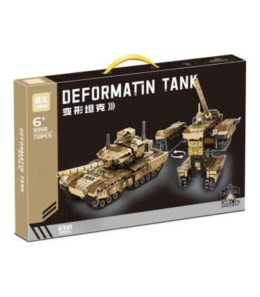 Конструктори трансформери 733 PCS Deformation Tank 2 in 1 Leibao 8358 оптом, Китайські іграшки оптом , 12,50 $