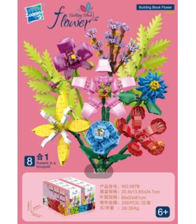 Конструктори Квіти Zuanma Flowers Building Block 087 SK53-1 оптом, Китайські іграшки оптом , 1,65 $