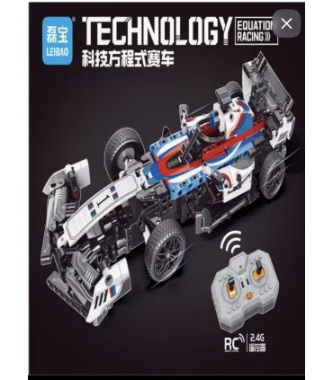 Конструктори на радіокеруванні машина Формула F1 637 PCS Leibao Technology 8621 SK48-29
