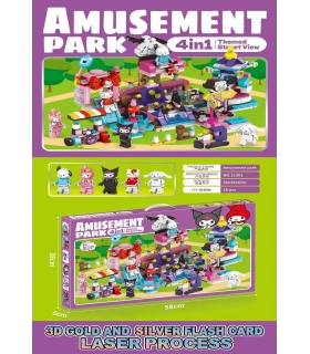 Великий конструктор для дівчаток 902+PCS 4 in 1 Amusement Park 11201 оптом, Китайские игрушки оптом , 15,40 $