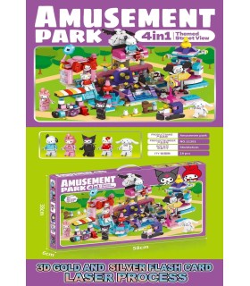 Великий конструктор для дівчаток 902+PCS 4 in 1 Amusement Park 11201 оптом, Китайские игрушки оптом , 15,40 $