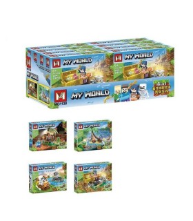 Конструкторы МайнКрафт Minecraft My Word 80+ PCS MG1138 оптом, Minecraft , 1,50 $