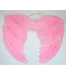 Крылья ангела перьевые Розовые 45 см CK2-5 купить оптом