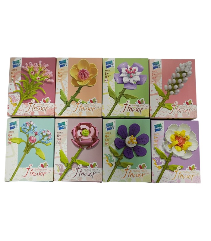 Конструкторы Цветы Zuanma Flowers Building Block 087 SK53-1 оптом, Китайские игрушки оптом , 1,65 $