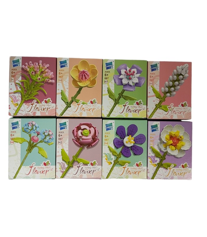 Конструкторы Цветы Zuanma Flowers Building Block 087 SK53-1 оптом, Китайские игрушки оптом , 1,65 $