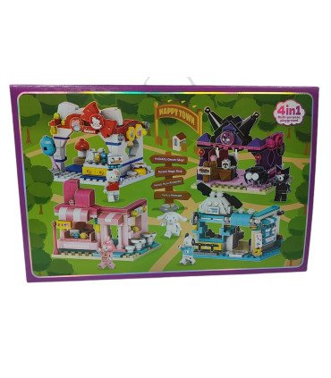 Великий конструктор для дівчаток 902+PCS 4 in 1 Amusement Park 11201
