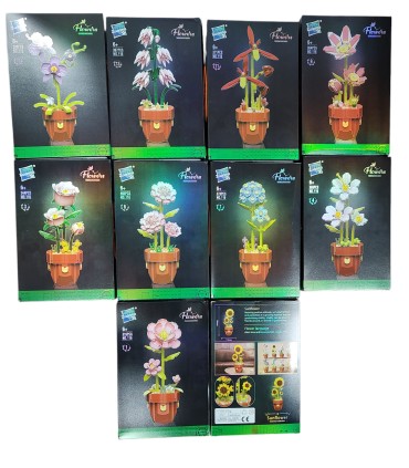 Декоративні конструктори Квіти Zuanma Flowers 116 оптом, Китайские игрушки оптом , 7,70 $