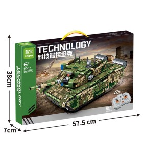 Конструктори на радіокеруванні танк Булат 897 PCS Leibao Technology 8007 SK48-27 оптом, Leibao , 17,50 $