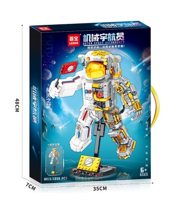 Конструктор Робот астронавт Космонавт Outer Space Astronauts 1038 PCS LEIBAO 8015 SK48-21 оптом, Китайские игрушки оптом , 12...