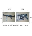 Пневматический пластмассовый автомат Airsoft Gun MP40+ SK51-14