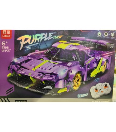 Машинки конструкторы на радиоуправлении 917PCS Purple Flash Leibao 8398 SK48-26 оптом, Китайские игрушки оптом , 21,50 $