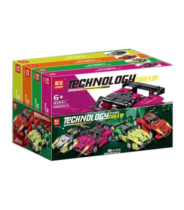 Конструкторы машинки 280+ PCS 4 in 1 Technology create Leibao 8353 оптом, Китайские игрушки оптом , 4,50 $