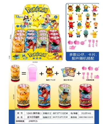 Дитячі набори Pokemon Pikachu у капсулі AA19-7