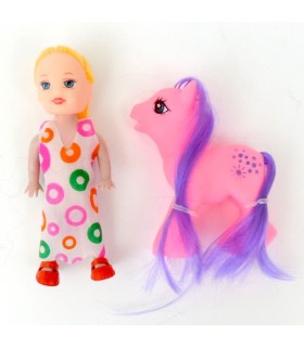 Набор куклы с лошадкой Пони KK19-2