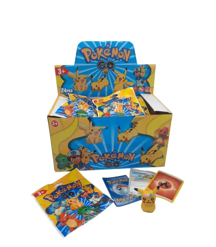 Подарунковий набір фігурки Покемона Пікачу та 3 карток Pokemon AA14-10