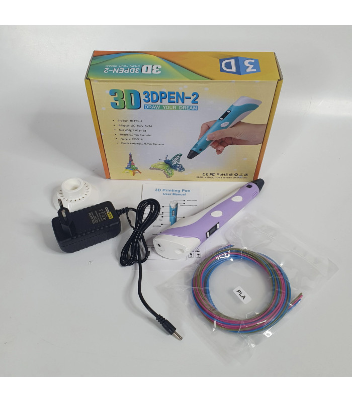 3D-ручка від мережі з LCD дисплеєм 3D Pen 2 R47-1