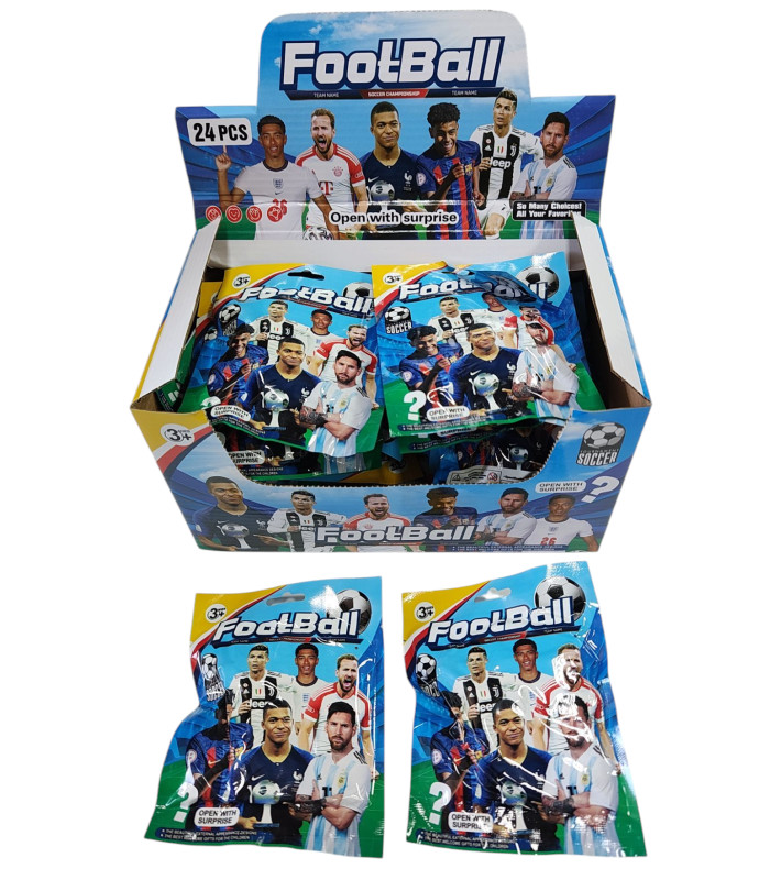Подарочный набор фигурки и 3 карточек Футбол Football Soccer AA14-9 оптом, Китайские игрушки оптом , 0,45 $