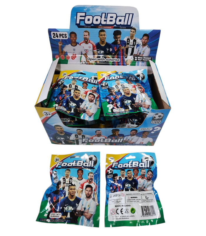 Подарочный набор фигурки и 3 карточек Футбол Football Soccer AA14-9 оптом, Китайские игрушки оптом , 0,45 $