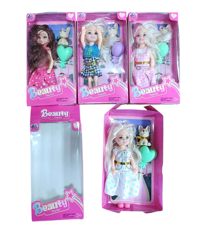Дитячі ляльки Beauty Barbie з вихованцем та повітряною кулькою P11-2 оптом, Китайские игрушки оптом , 1,00 $