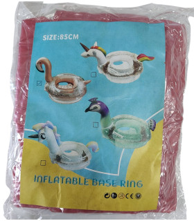 Дитяче плавальне коло плотик з блискітками Фламінго 85 cm AA9-20 оптом, Китайські надувні кола , 3,70 $