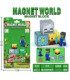 Магнитный конструктор Майнкрафт Magnet world на блистере 3 кубика и фигурка Майнкрафт AA15-5 оптом, Minecraft , 0,95 $