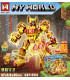 Конструкторы МайнКрафт Minecraft My Word 437 PCS MG1258 Огненный Самурай AA1-14