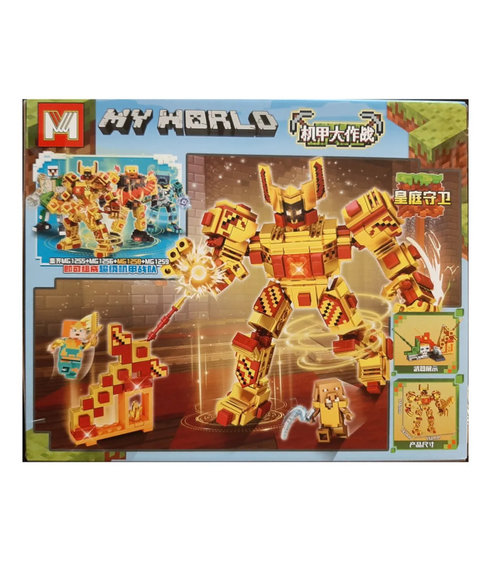 Конструкторы МайнКрафт Minecraft My Word 437 PCS MG1258 Огненный Самурай AA1-14