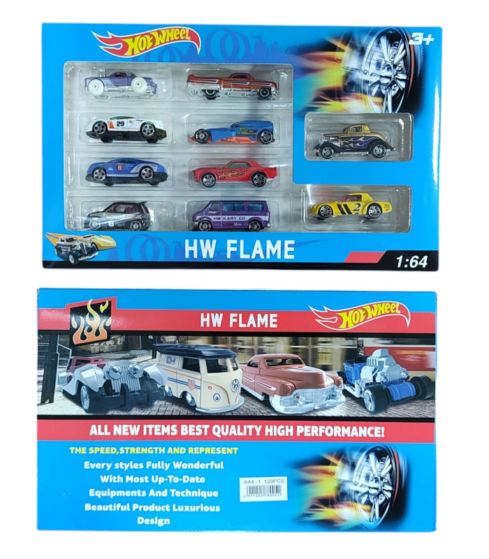 Набор металлических машинок Hot Wheels 10in1 AA4-1 оптом, Hot Wheels , 0,63 $