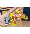 Силиконовые 3D брелки с ремешком Tom and Jerry AA18-35