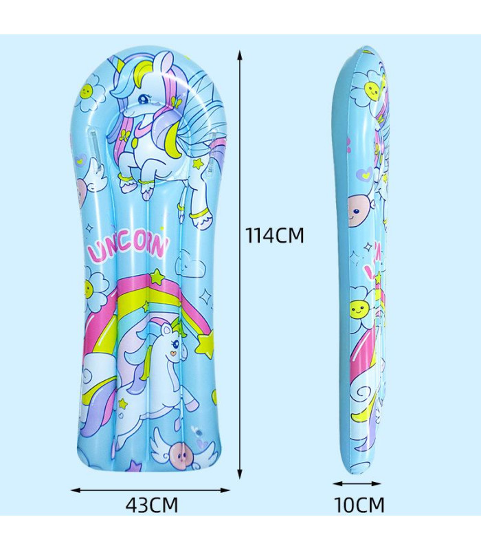 Надувний матрац для дітей 118 см*50 см Єдиноріжка Unicorn AA16-60