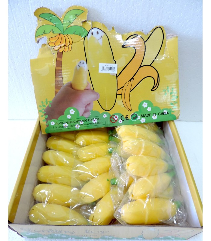 Детская игрушка антистресс Банан смайл AMK43-3 купить оптом