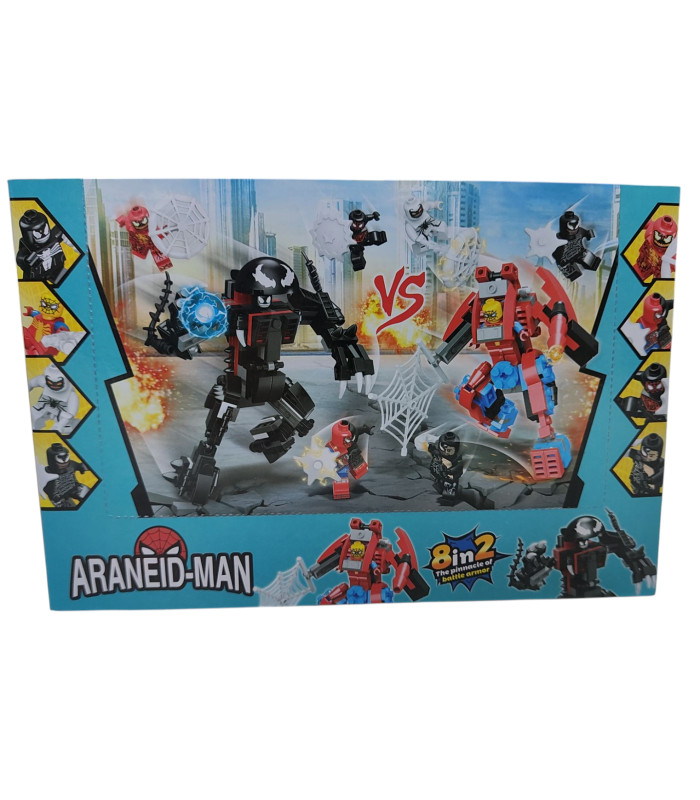 Конструкторы Марвел Мстители Человек паук Spiderman 8in1 GT-08 AA17-14