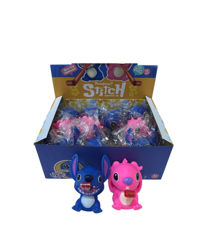 Игрушки антистрессы Стич со свистком AA21-10 оптом, Stitch , 0,70 $