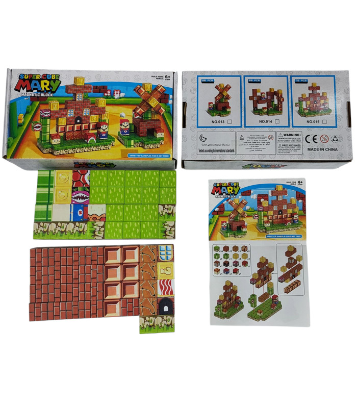 Магнитные конструкторы Super Mary Magnetic Building Blocks 66 PCS AA15-26