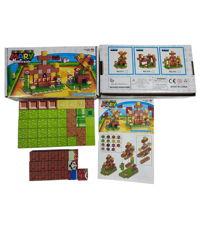 Магнітні конструктори Super Mary Magnetic Building Blocks 56 PCS AA15-27