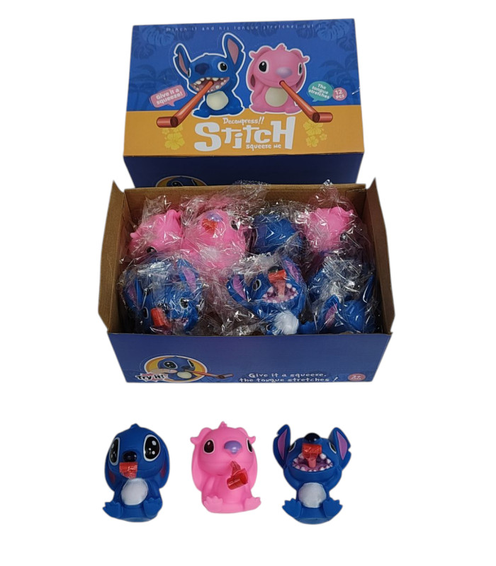 Игрушки антистрессы Стич со свистком AA21-10 оптом, Stitch , 0,70 $