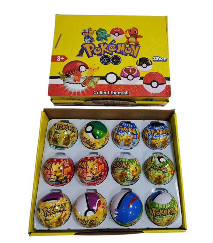 Дитячі набори Pokemon Pikachu у кулі AA5-1 оптом, Pokemon Покемони , 1,00 $