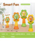 Аккумуляторный вентилятор Mini Fan с подставкой для смартфона Подсолнух AA26-11