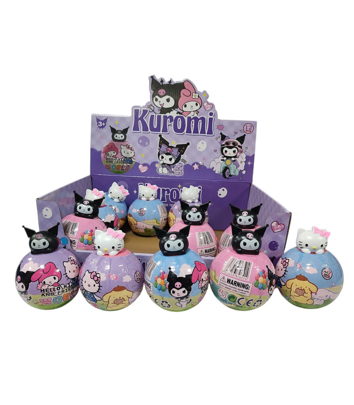 Hello Kitty та Kuromi у кулі сюрпризі з головою SK50-4