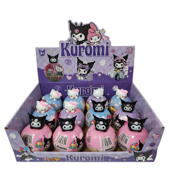 Hello Kitty та Kuromi у кулі сюрпризі з головою SK50-4