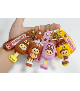 Силиконовые 3D брелки Labubu AA40-1 оптом, Китайские игрушки оптом , 0,75 $