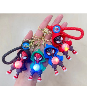 Силіконові 3D брелки, що світяться Людина-павук AA40-5 оптом, Marvel , 0,95 $