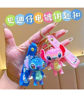 3D брелоки Лило и Стич с ремешком AA30-3 оптом, Stitch , 0,75 $