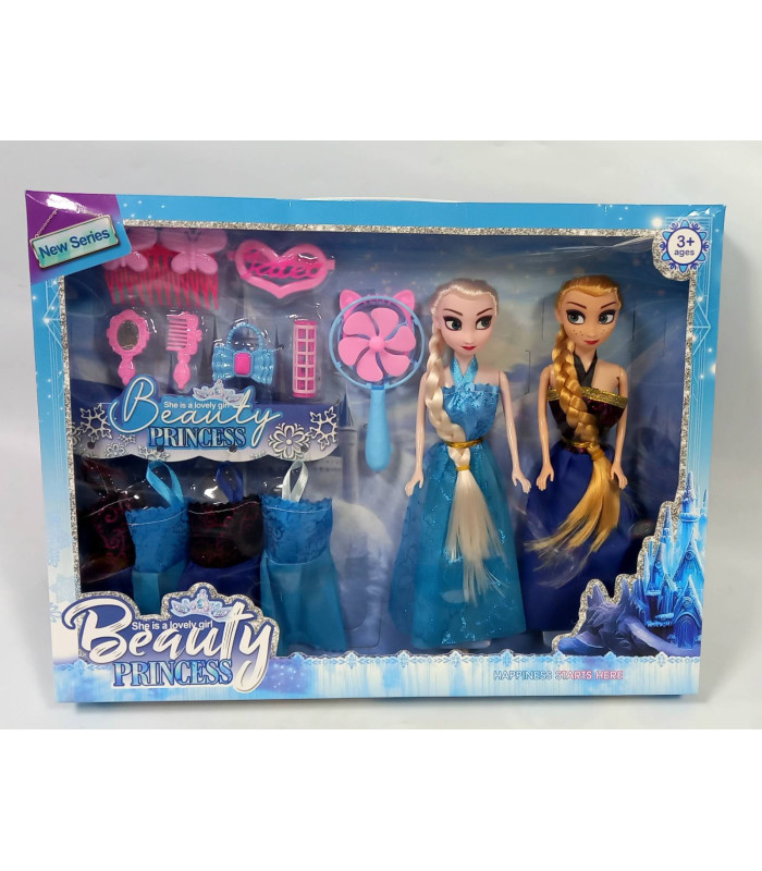 Набор кукол Анна и Эльза Фрозен Anna and Elsa Frozen с аксессуарами BB30-5