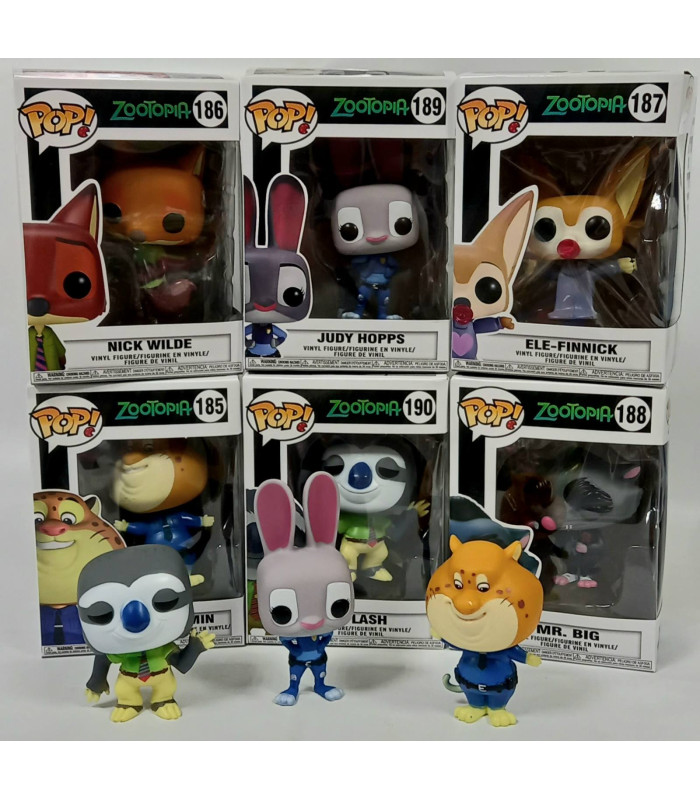 Фігурки Звірополіс Funko POP! Figure Zootopia BB35-6